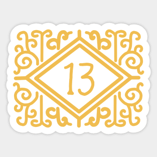 Custard Cream Thirteen Edition Sticker